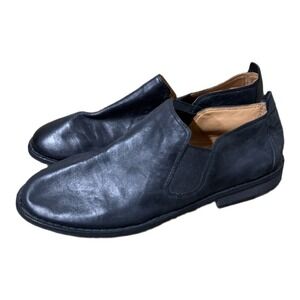 GENTLE SOULS Women ESSEX blacm Leather Flats Ankle Boot Shoes sz 7 M